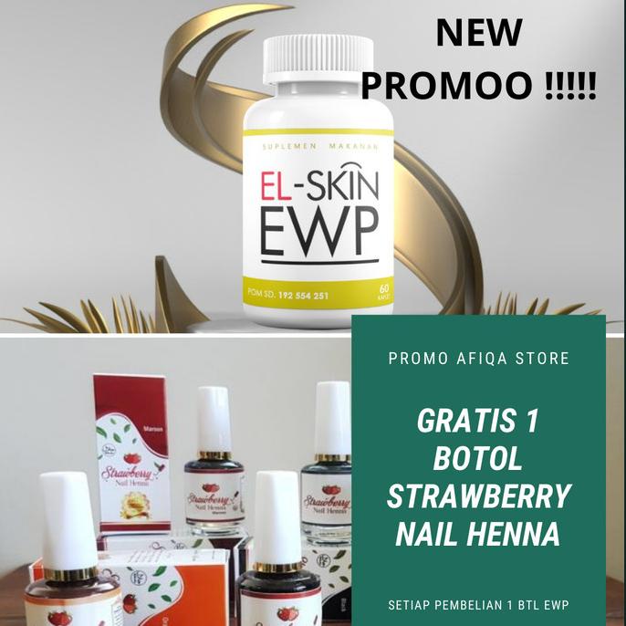 New - EWP ELSKIN MINUMAN KOLAGEN KESEHATAN DAN KECANTIKAN EL-SKIN