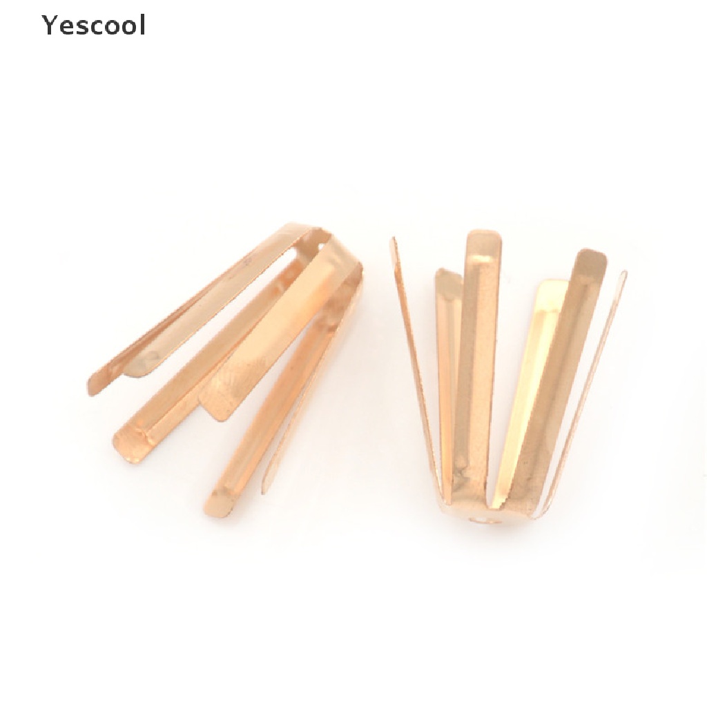 Yescool 10pcs Adapter Converter Shims 0.335 Universal Bahan Kuningan Warna Emas Untuk Golf