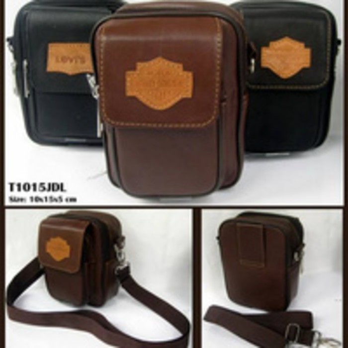 Tas slempang kecil TSKC01,tas kulit asli,tas kamera,tas hp,tas pria