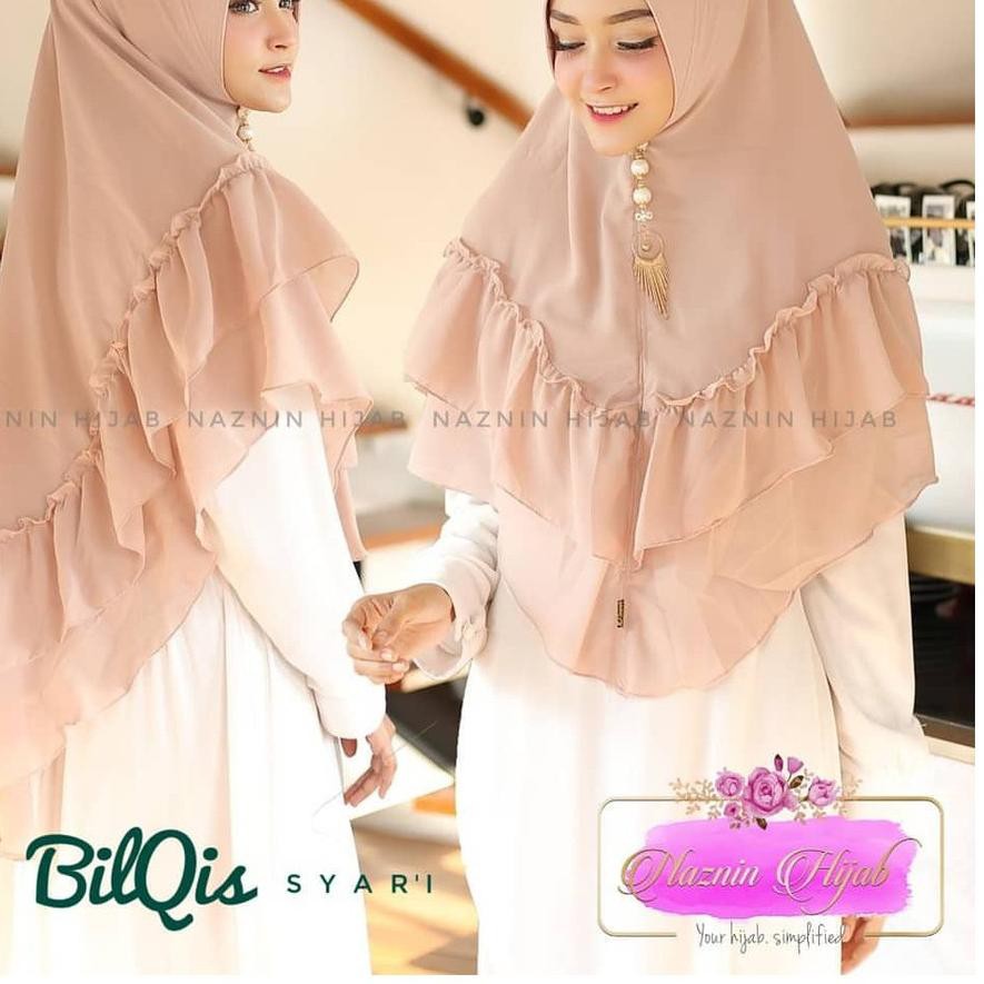 [QZR] Jilbab Khimar Bilqis HijabFashion HijabSyari HIjabTutorial HIjabMurahMeriah 