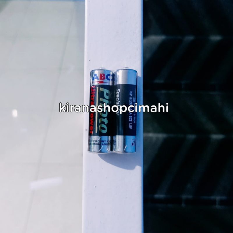 Batre ABC photo AA hitam isi 2 pcs  / baterai / battery / batre