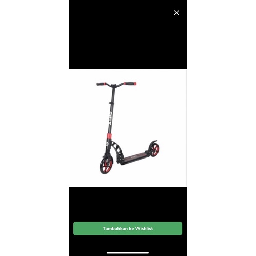 Preloved_Skuter Aero C-8 Merah