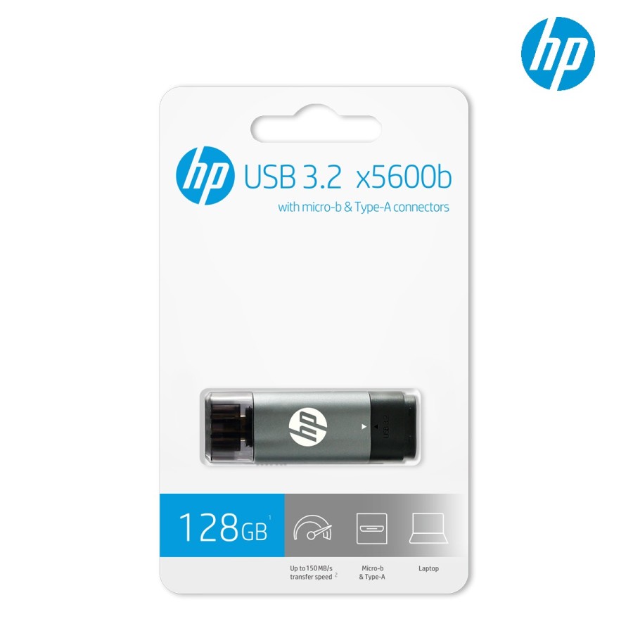 Flashdisk  Flash drive HP X5600b OTG USB 3.2 - 128GB