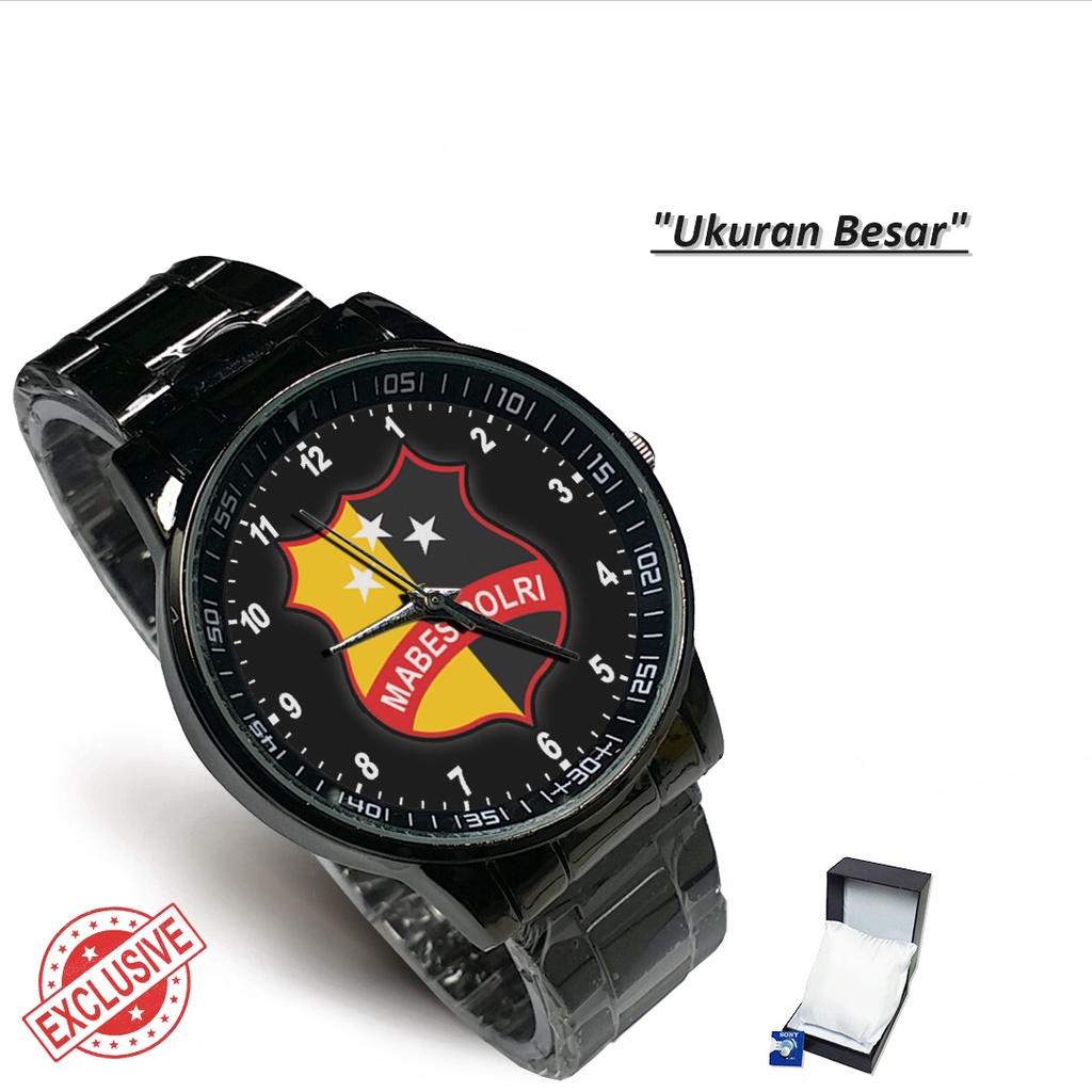 Jam Tangan Rantai Couple MARKAS BESAR POLRI (Limited Edition)