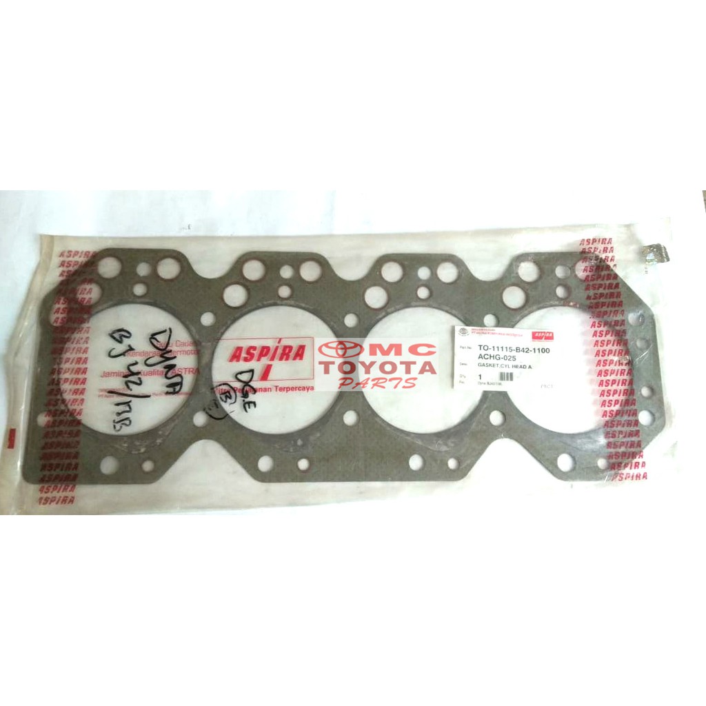 Paking Packing Gasket Cylinder Head Toyota Dyna Bj 42 12B