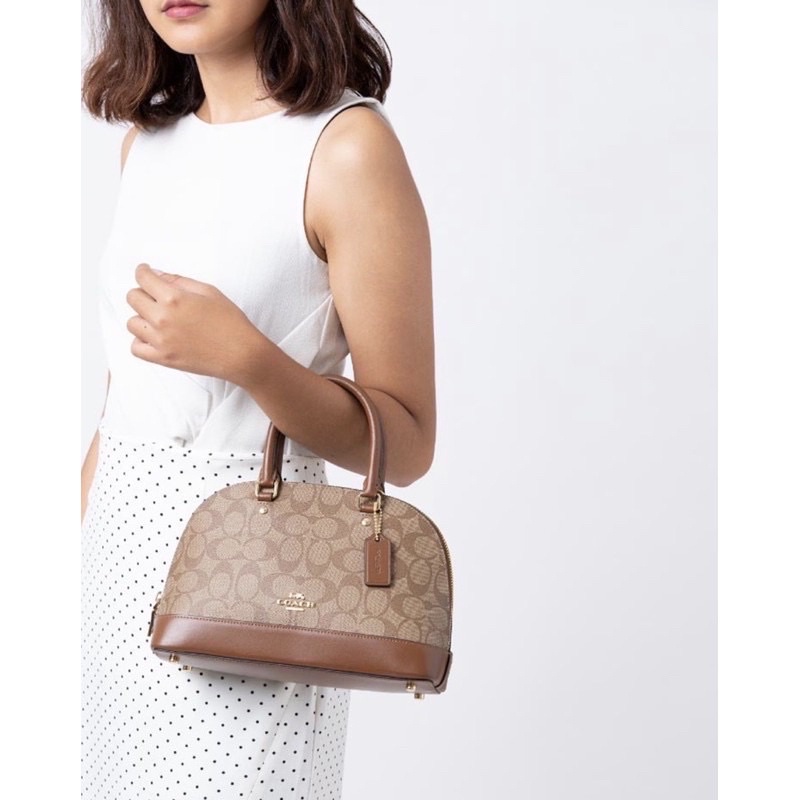 ORIGINAL AUTHENTIC PRELOVED COACH MINI SIERRA IN SIGNATURE - COACH F27583