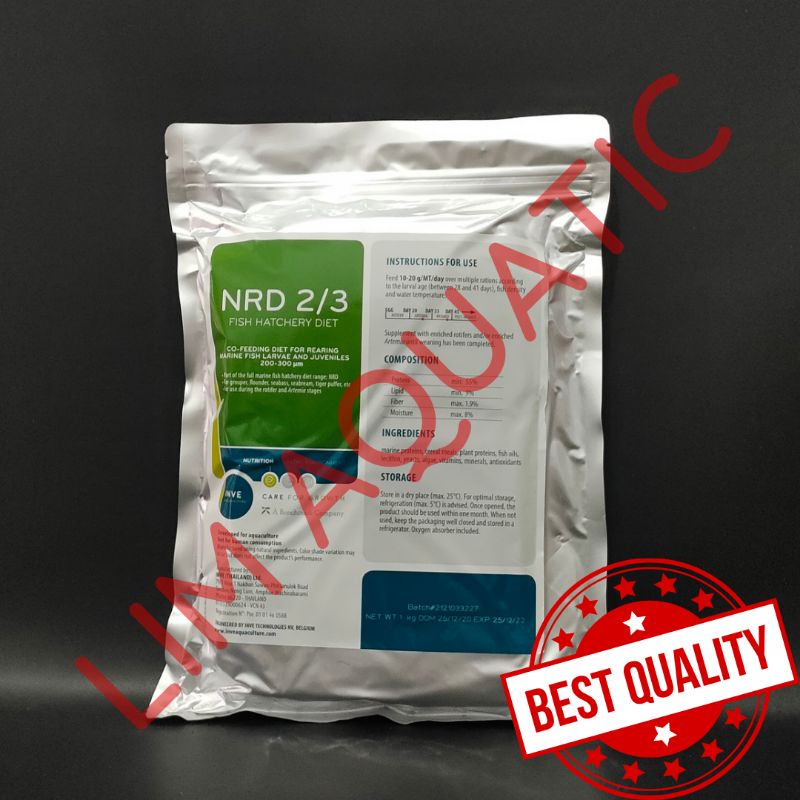 PELET NRD 2/3 KEMASAN 1 KG / NRD 200-300 MIKRON