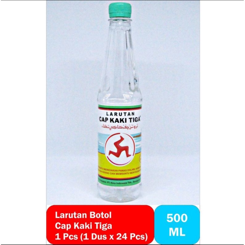 

Larutan cap kaki tiga botol 500ml