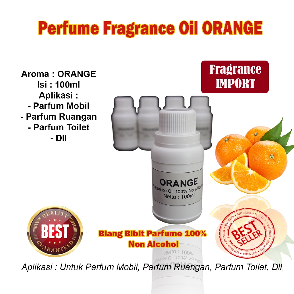 Bibit Biang Parfum Aroma ORANGE 100ml / Parfum ORANGE / PENGHARUM ORANGE / PEWANGI ORANGE