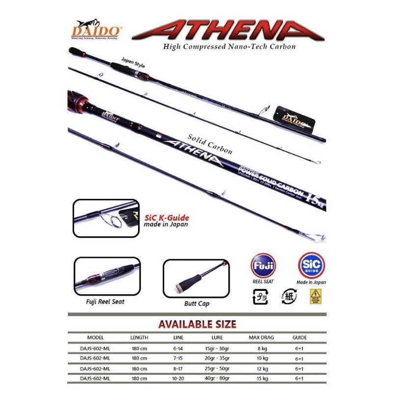 JORAN DAIDO ATHENA 1 180CM