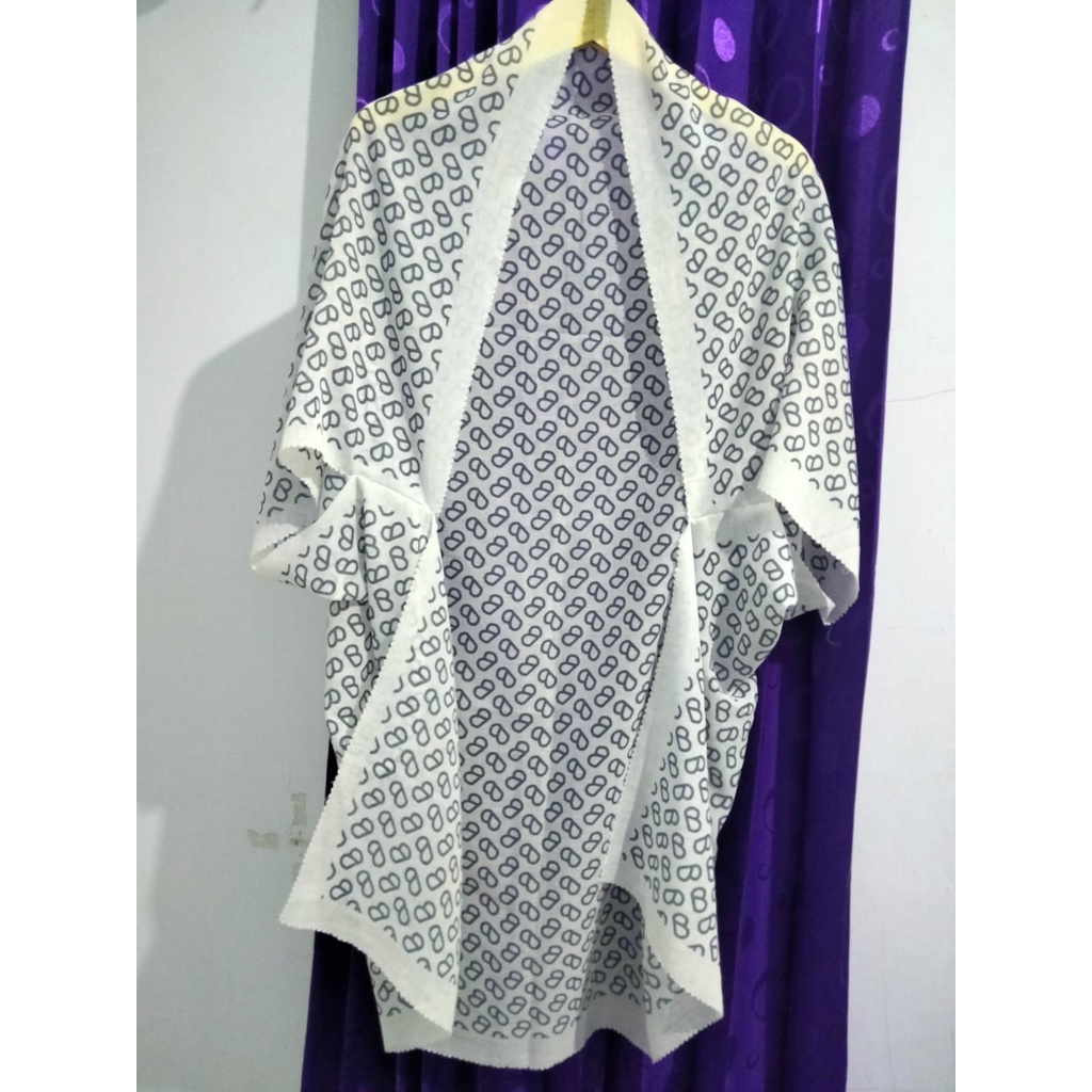 OUTER SCARF CARDIGAN PREMIUM VIRAL MOTIF KEKINIAN / TANPA PO / READY COD / Outer Mono Hitam Series / Outer Scarf Premium / Outer Wear / Outer Wanita / Outer Terbaru 2022 Kekinian / Outer Muslim Wanita / Outer Cardigan Premium-MOTIF 3