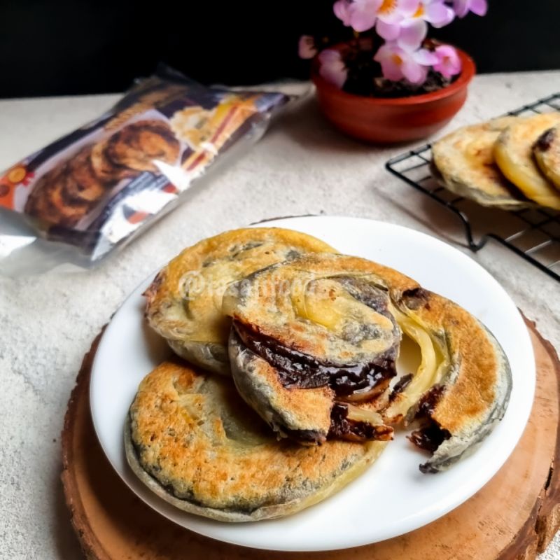 

NOB Coklat, Roti Maryam Cokelat Lumer Isi 5