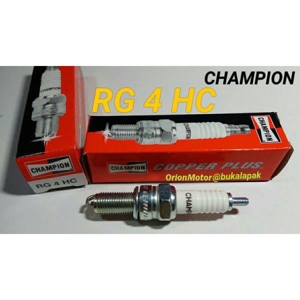 BUSI CHAMPION RG4HC PANJANG Busi Kharisma busi Grand busi Supra X 125 busi Beat busi Revo Absolute busi Scoopy Beat New Scoopy New busi Vario Vario 125 Vario 150 Beat Pop Vario 110 ESP Supra x 125 Helm In Satria FU 150