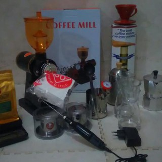 PAKET USAHA KEDAI  KOPI  MESIN ALAT KOPI  MANUAL BREW ALAT 