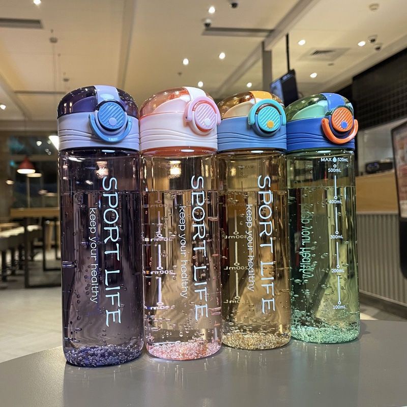 BOTOL MINUM SPORT LIFE INFUSER WATER 520 ML ( 925 ) / BOTOL OLAH RAGA KANTOR DAN SEKOLAH BPA FREE MATERIAL FOOD GRADE