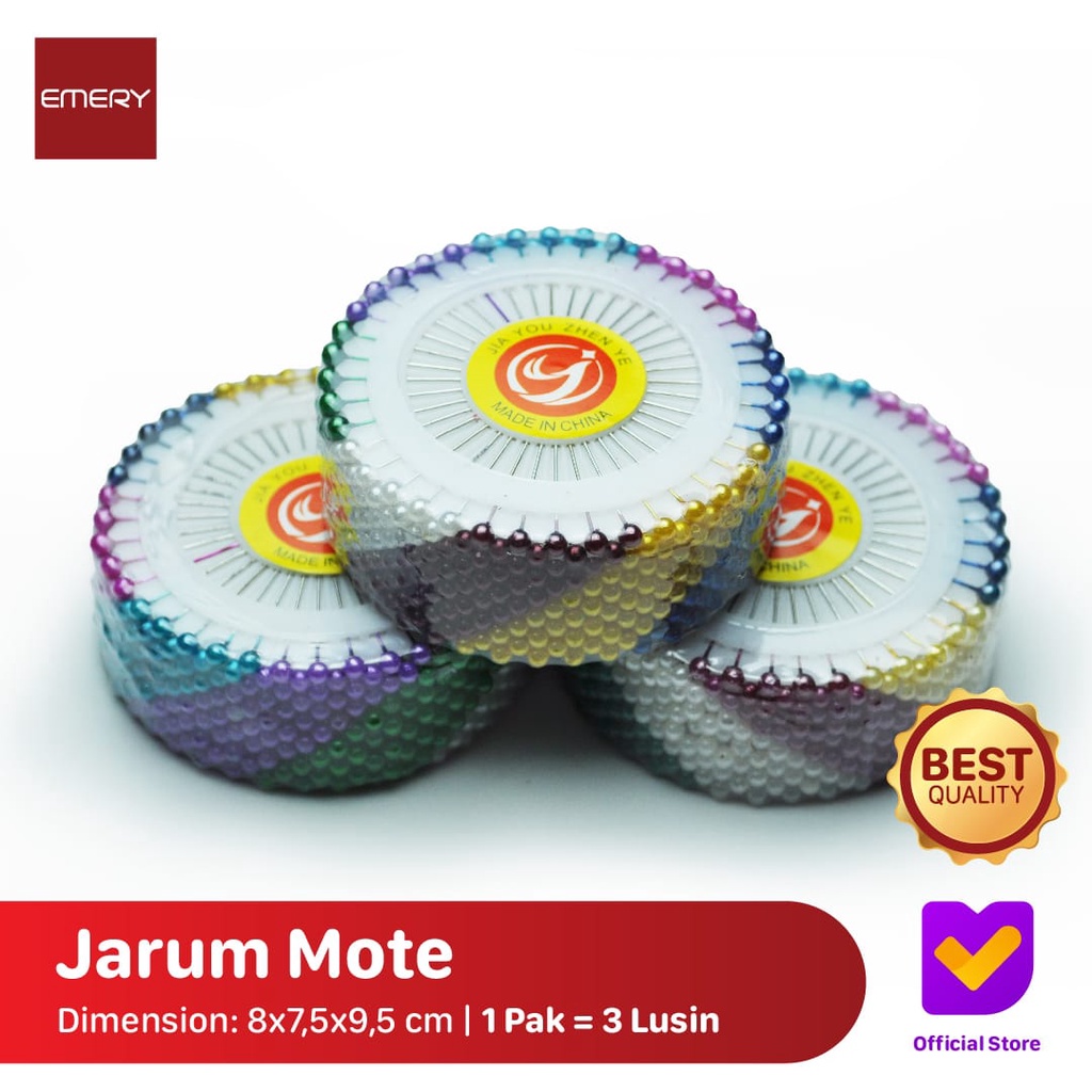 JARUM MOTE ( ISI 3 LUSIN PIRINGAN )