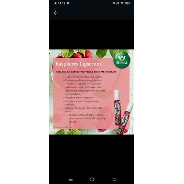 WULAND SKINCARE LIP SERUM RASPBERRY