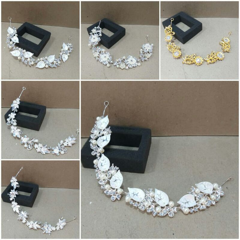 Headpeace / aksesoris rambut / aksesoris hijab / aksesoris kepala / aksesoris wedding