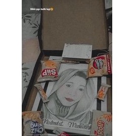 

kado lukisan sketsa wajah/face art