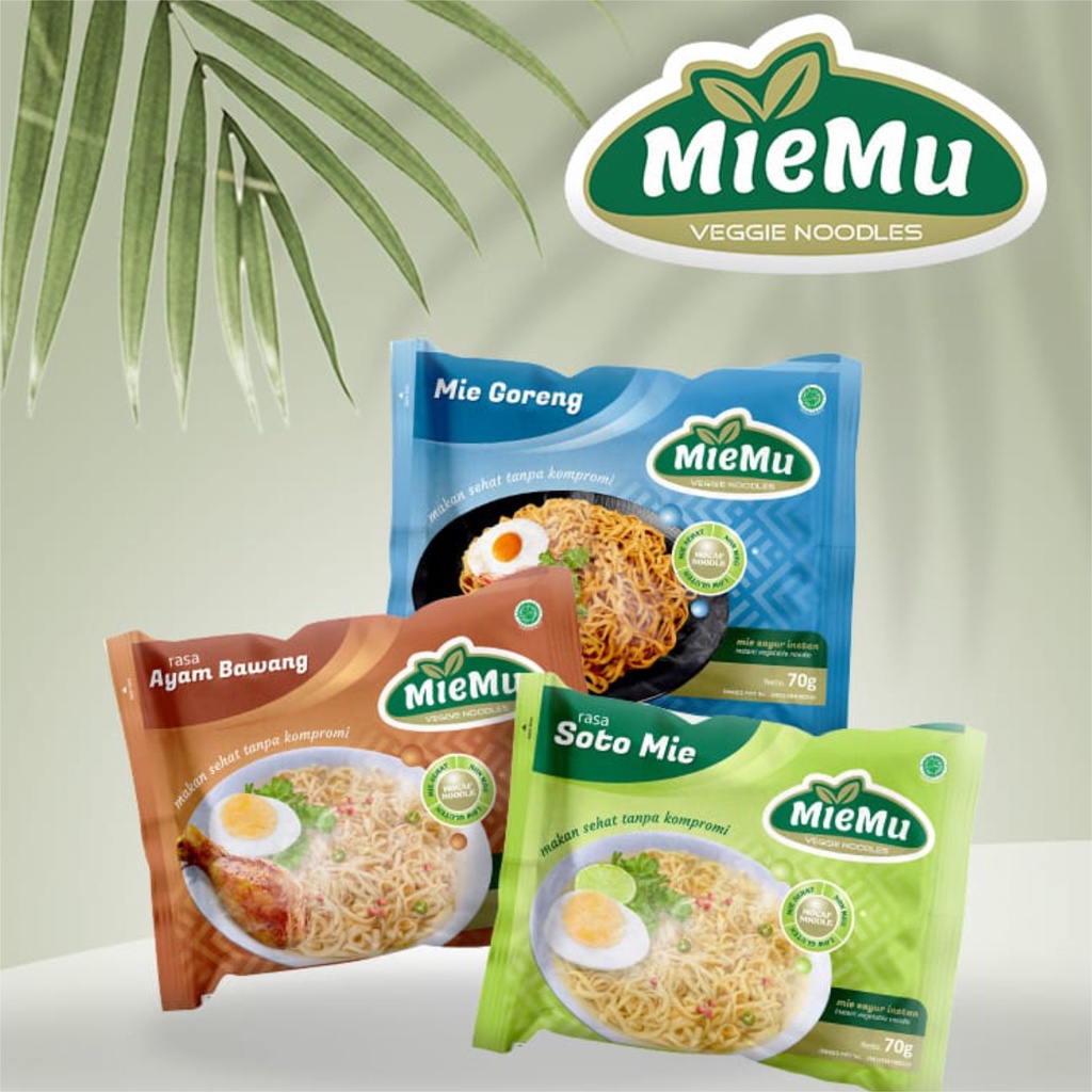 

Mie Instan MieMu Mocaf Varian Mie Goreng, Mie Ayam Bawang, Soto Mie Dalam Satu Karton Isi 40 Mix Tiga Varian Rasa