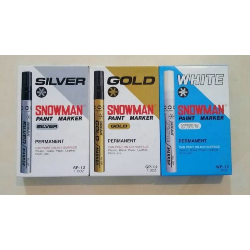 

Spidol SNOWMAN Permanent Paint Marker