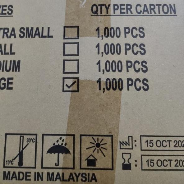 ♦ Sarung tangan aximed gloves latex isi 100 pcs - S ✥