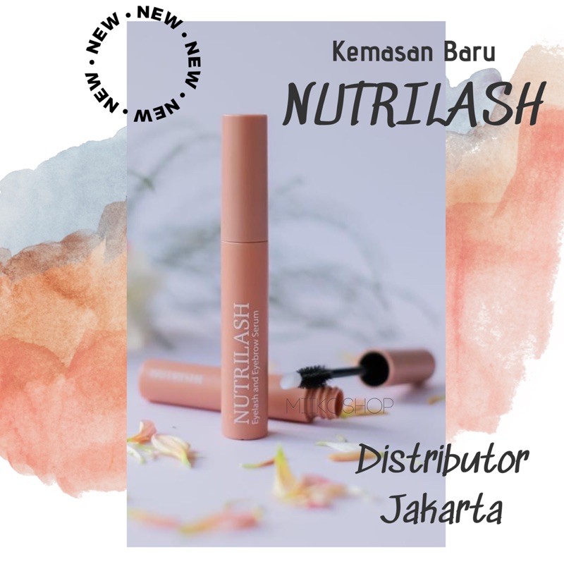 [BARU] NUTRILASH NUTRISHE KEMASAN BARU MASCARA JAKARTA PENUMBUH ALIS BULUMATA AMPUH BPOM AMAN HALAL