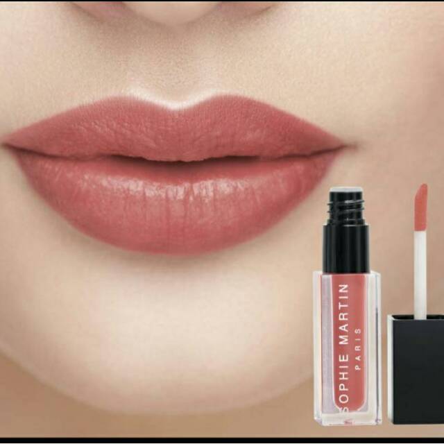LIPSTIK SOPHIE MARTIN PARIS LONGLASTING LIPNICURE PEACH CARNATION PROMO MURAH KOSMETIK LIPCREAM