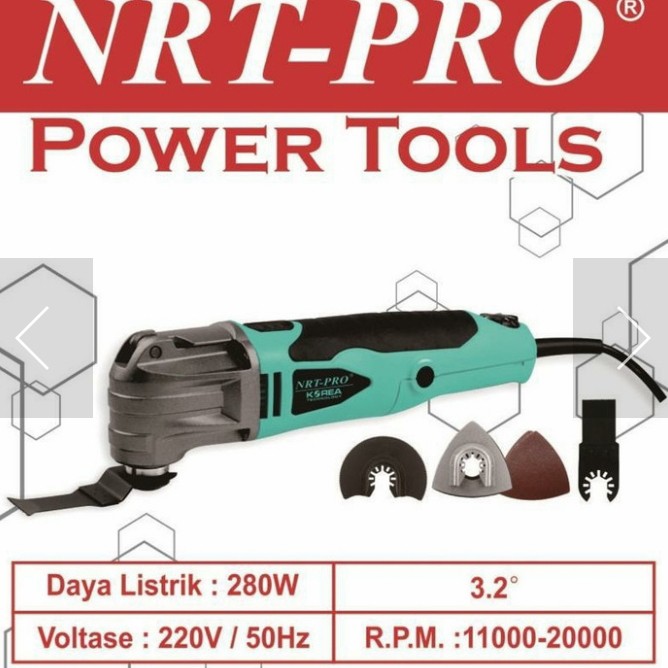 NRT PRO 3000 HD Multi Guna Oscillating Tool Multi Cutter Gerinda Mesin