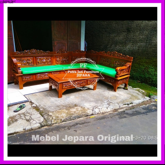 Kursi Tamu Sofa - Meja Kursi - Kursi Sudut Dan Matras Free Ongkir