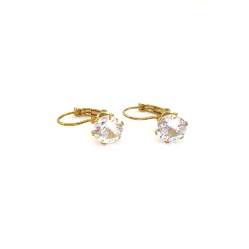 Anting titanium premium desi mata diamond mewah N2602206