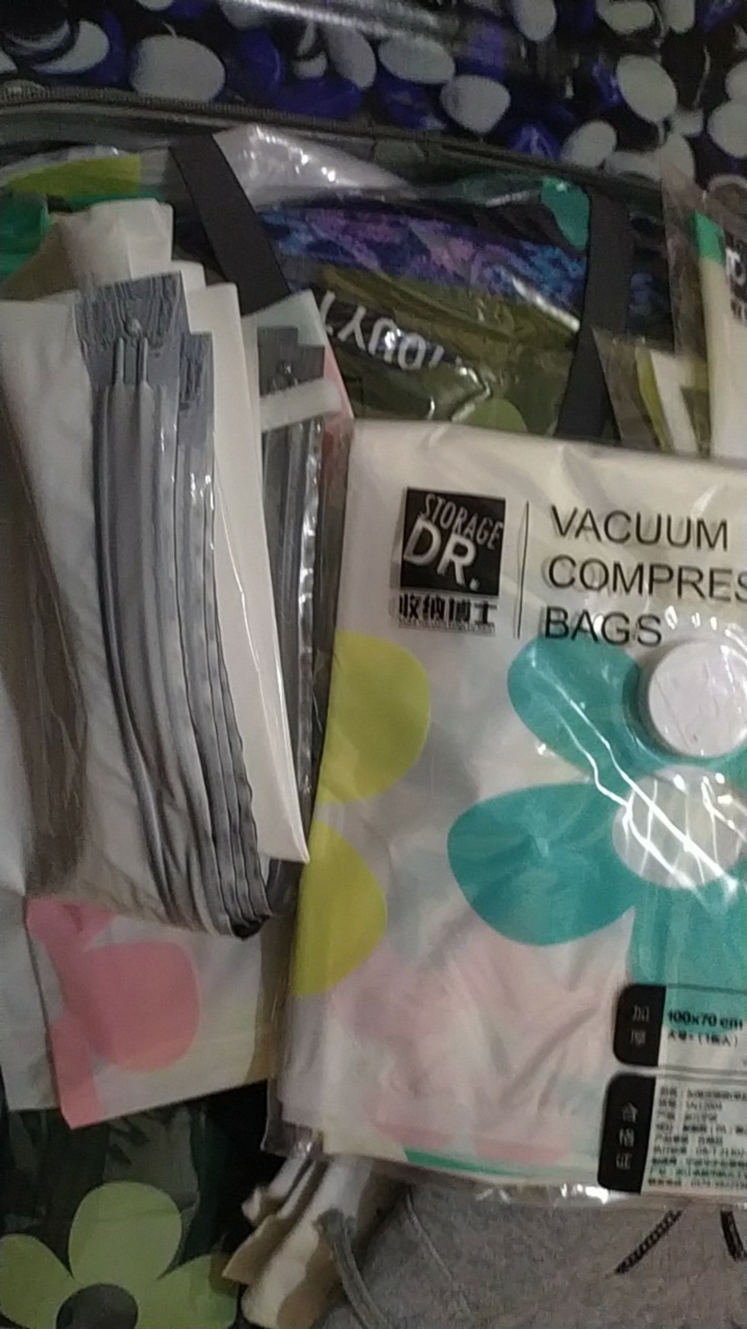 Kantong Pakaian Plastik Vakum 10 Pcs Free Pompa