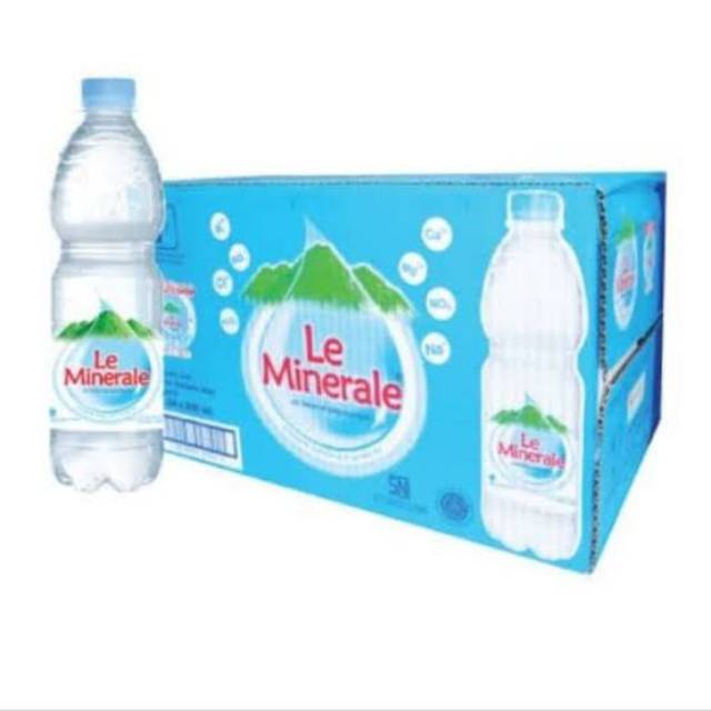 

LE MINERALE BOTOL 600 ML 1 KARTON ISI 24 / AIR MINUM KEMASAN MURAH / LEMINERALE 600 ML
