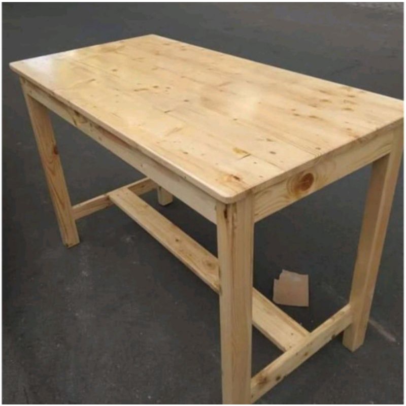 meja makan jati Belanda 120×60×75