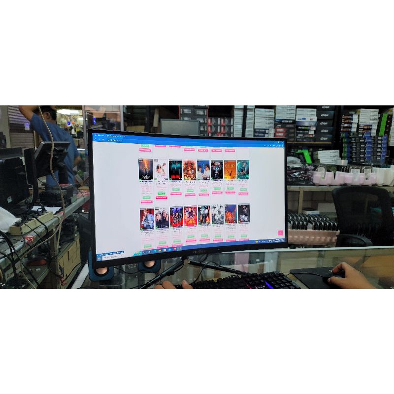 Monitor LED  Gaming 144Hz Curve Prism+ Mulus second-6