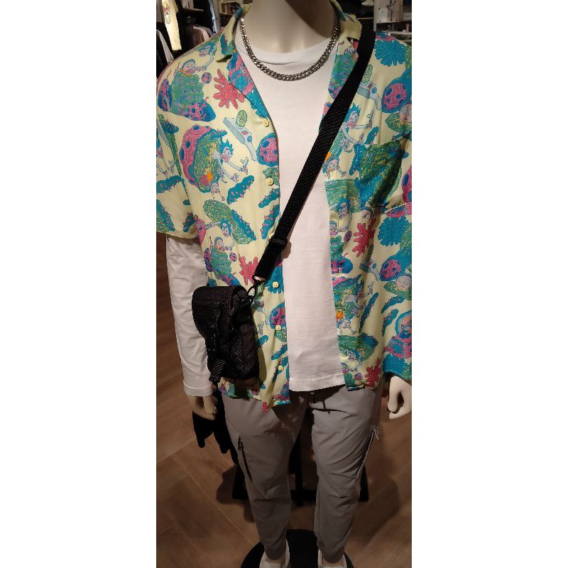 Tas slempang pria full black h&M original