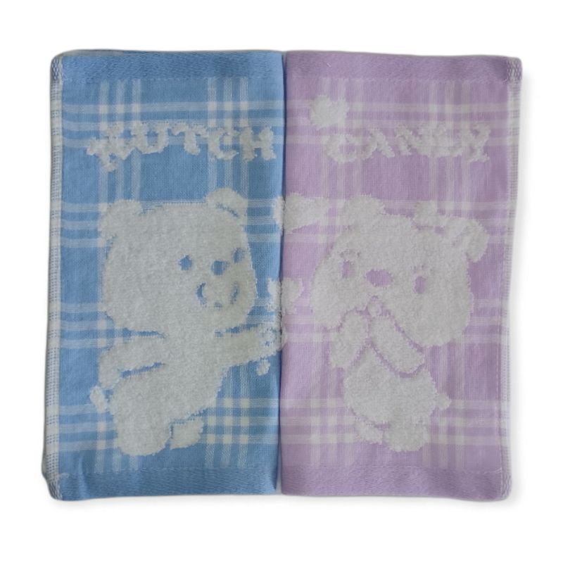 Handuk Wajah/Muka Bear Candy Kecil/Kotak/Travel/Saputangan Handuk Katun