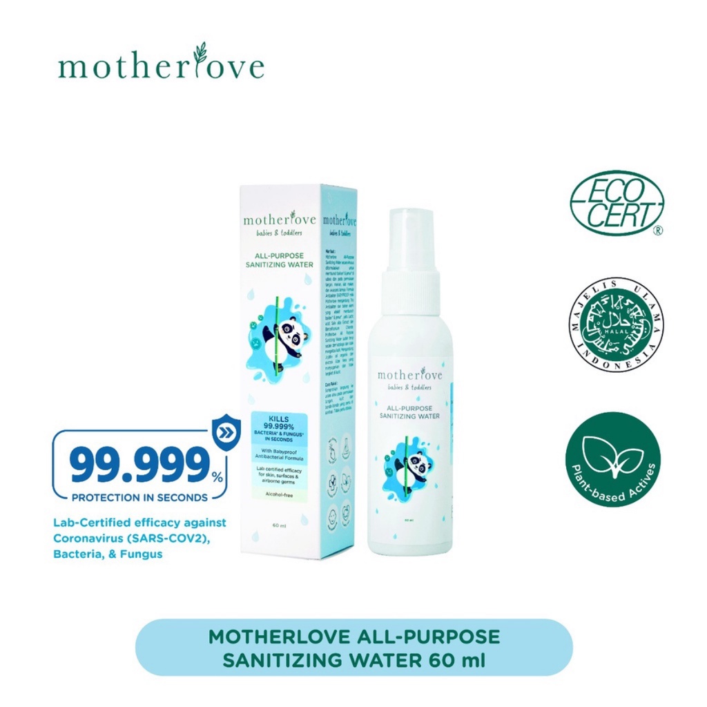 [PROMO] Motherlove All-Purpose Sanitizing Water Sanitizer Bayi dan Anak 60ml