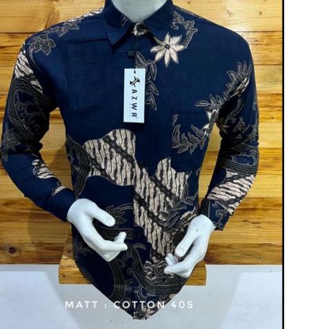 [BISA ] KEMEJA BATIK PRIA AZWR ORIGINAL PREMIUM QUALITY MALL QUALITY MODERN MOTIF M231xxx DGM FASHIO