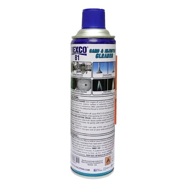 Rexco 81 500ml Pembersih Karburator dan Injektor (Cleaner) 500 Ml