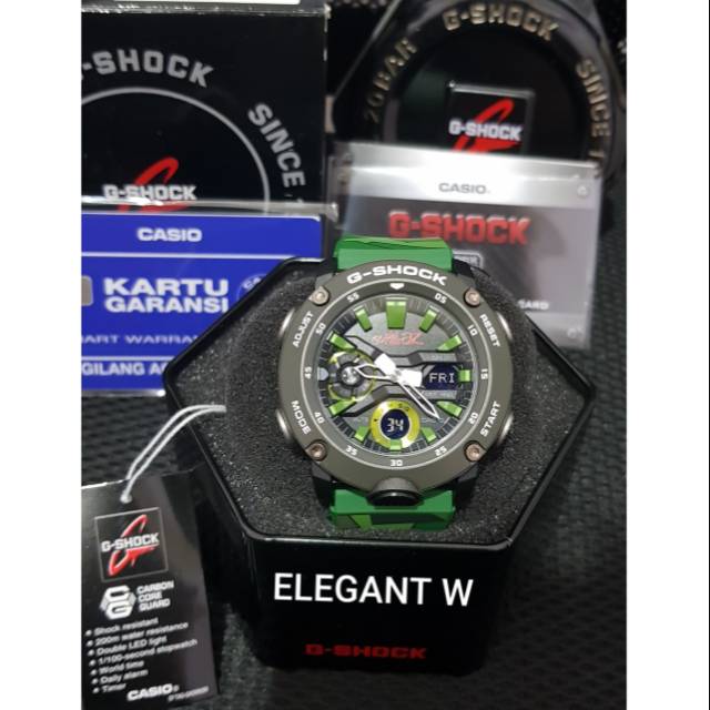 JAM TANGAN G-SHOCK PRIA ORIGINAL GA-2000GZ-3ADR GORILLAZ GREEN
