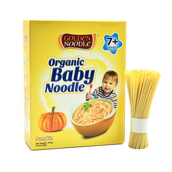 

Best Seller Golden Noodle Organic Pumpkin Baby Misua Noodle 200gr