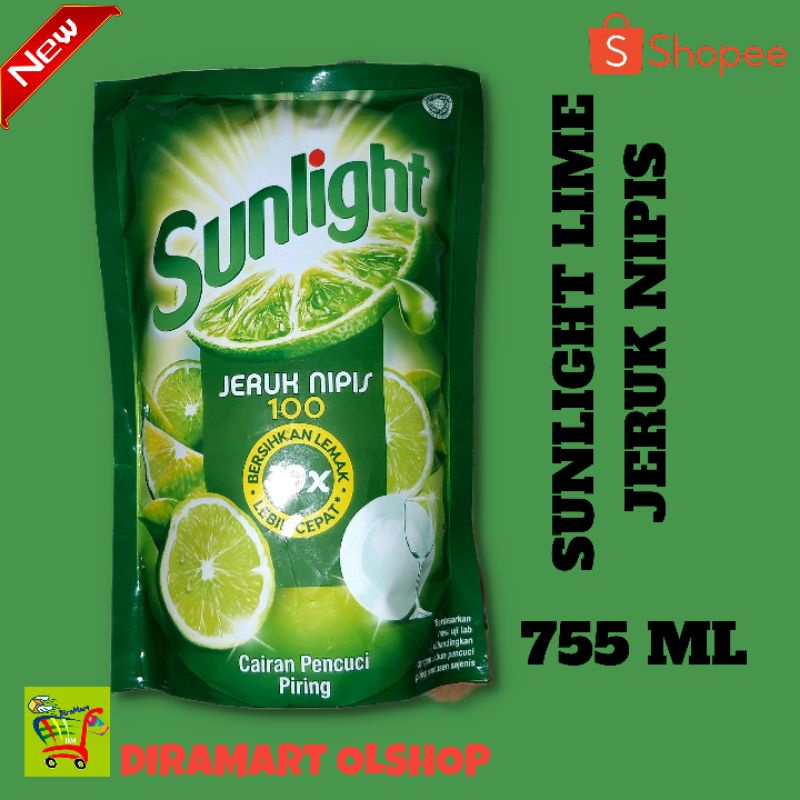 SUNLIGHT Lime Jeruk Nipis 700ML &amp; 460Ml