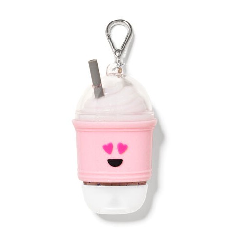 Happy Pizza Slice Pocketbac Holder - BBW Ori Bath &amp; Body Works Hand Sanitizer