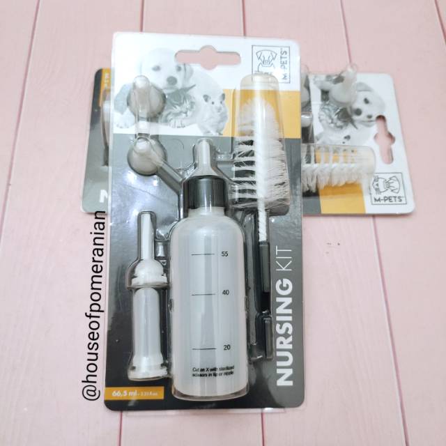 Pet nursing kit. Botol susu anjing kucing hewan. Dog cat nursing bottle milk