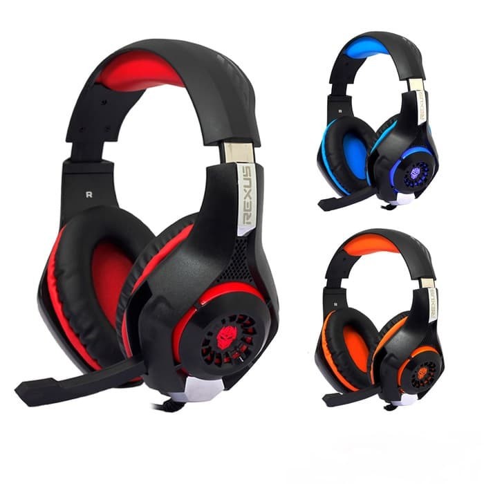 Headset Rexus F55 Vonix/Headset Gaming Rexus/Headset Rexus bisa Di HP - Biru D9B0