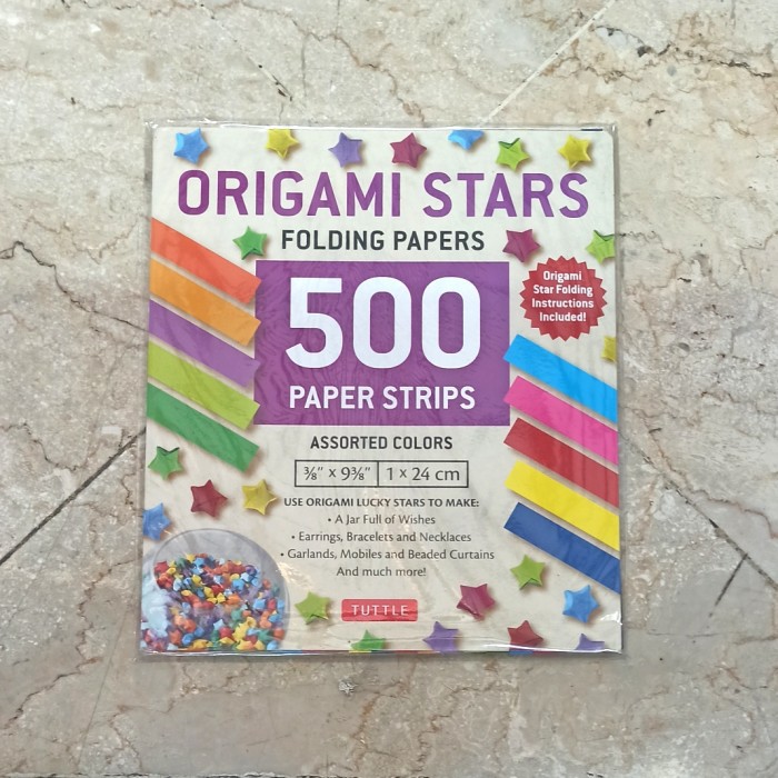 

Origami Stars Papers 500 Paper Strips in Assorted Colors Limited