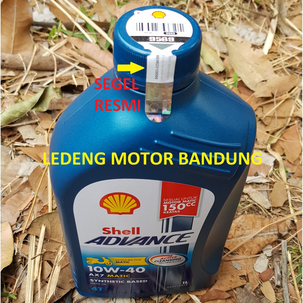 Oli Shell Advance Scooter Matic AX7 10w40 Motor Matik 1L Oli Shell Advance Scooter Matic AX7 10w40 Motor Matik 1L