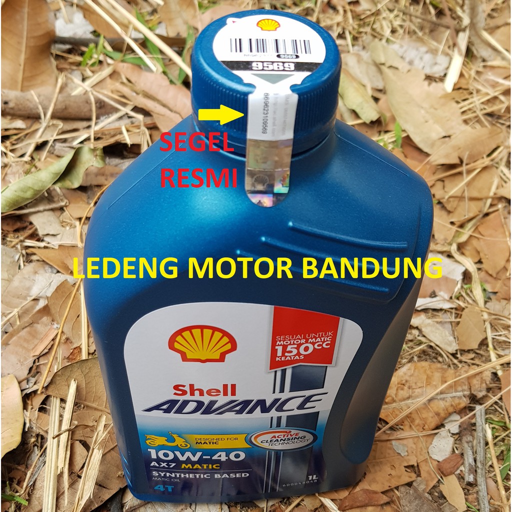  Oli  Shell Advance Scooter Matic  AX7 10w40 Motor  Matik 1L 