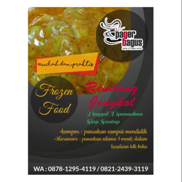 

Rendang Jengkol Frozen Food